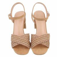 Damen Sandaletten - camel