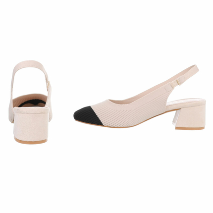 Damen Klassische Pumps - beige
