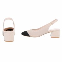 Damen Klassische Pumps - beige