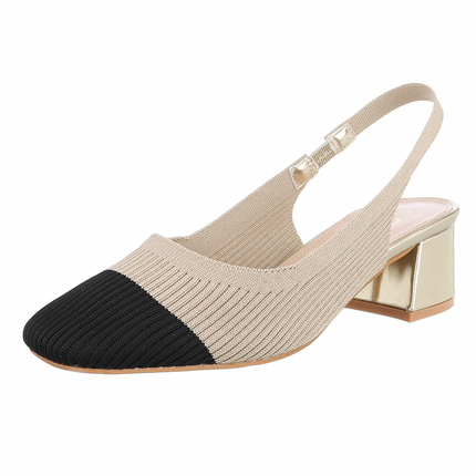 Damen Klassische Pumps - gold Gr. 41