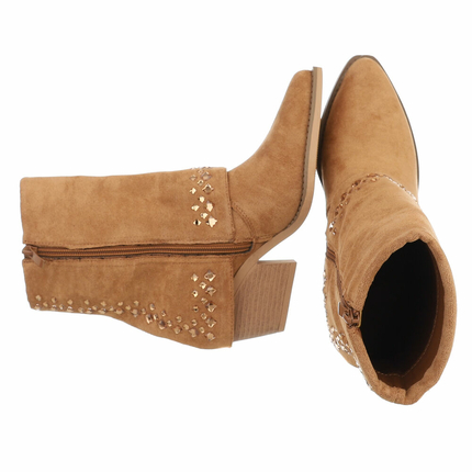 Damen Western- & Bikerboots - camel