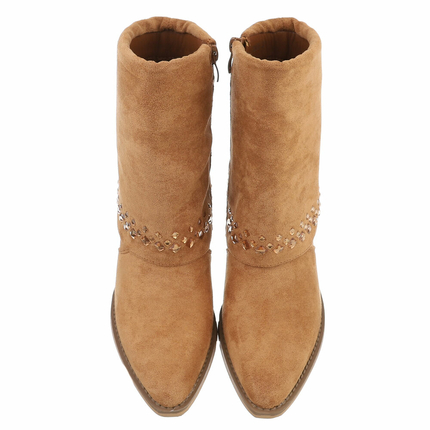 Damen Western- & Bikerboots - camel