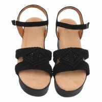 Damen Keilsandaletten - black