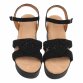 Damen Keilsandaletten - black
