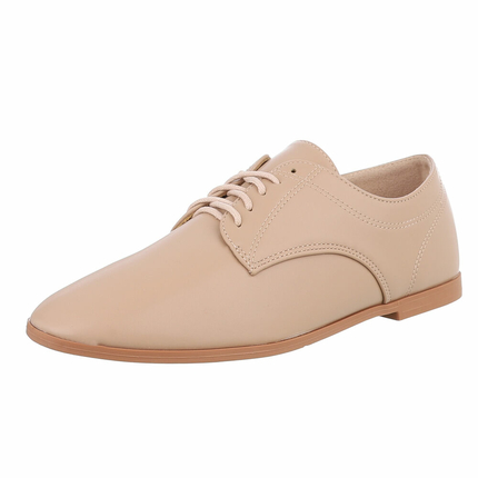 Damen Schnrer - beige Gr. 38
