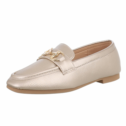 Damen Schnrer - gold - 12 Paar