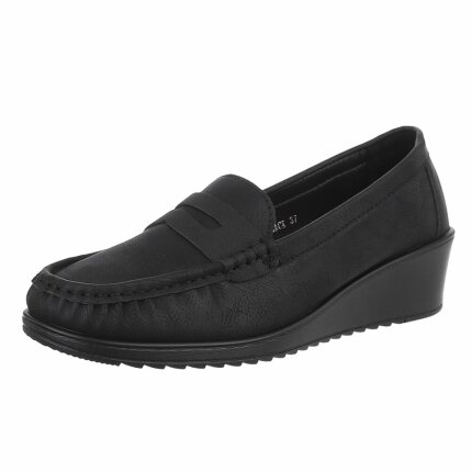 Damen Mokassins - black Gr. 37
