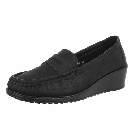 Damen Mokassins - black Gr. 37