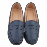 Damen Mokassins - blue