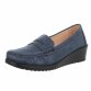 Damen Mokassins - blue Gr. 39