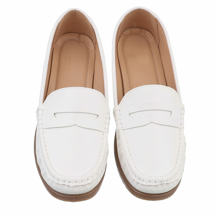 Damen Mokassins - white