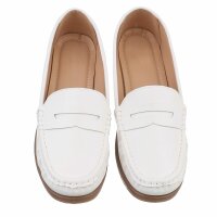 Damen Mokassins - white