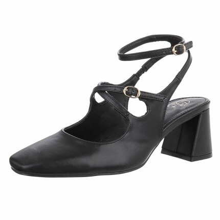 Damen Klassische Pumps - black Gr. 38