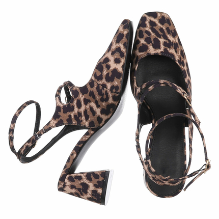 Damen Klassische Pumps - leopard