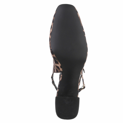Damen Klassische Pumps - leopard