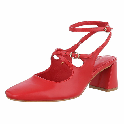 Damen Klassische Pumps - red Gr. 36