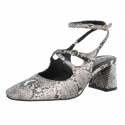 Damen Klassische Pumps - snake Gr. 37