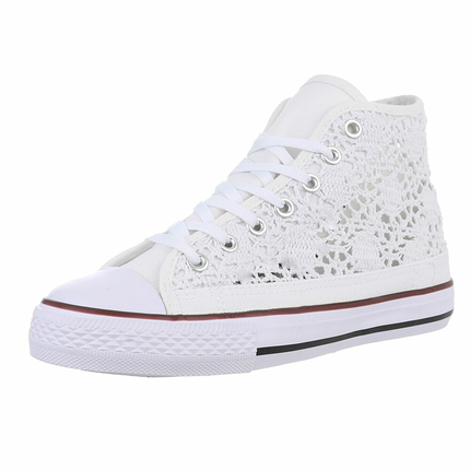 Damen High-Sneakers - blanco Gr. 37