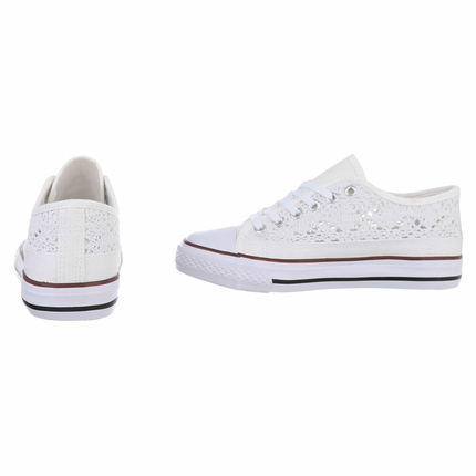 Damen Low-Sneakers - blanco
