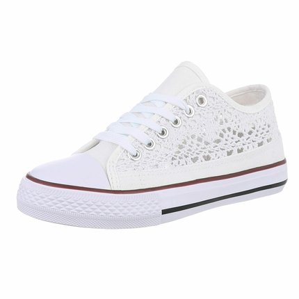 Damen Low-Sneakers - blanco Gr. 37