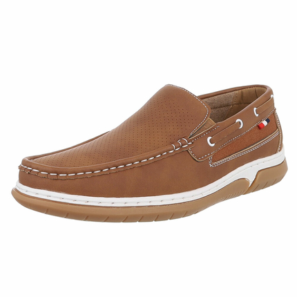 Herren Halbschuhe - camel Gr. 44