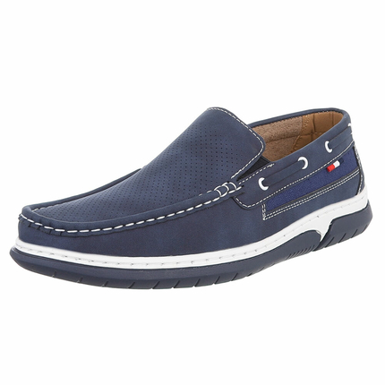 Herren Halbschuhe - navy Gr. 41