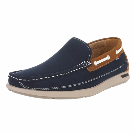 Herren Halbschuhe - navy Gr. 44