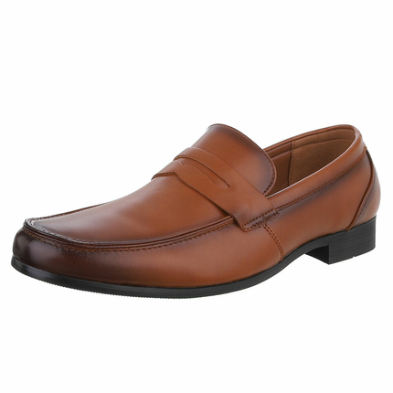 Herren Halbschuhe - camel Gr. 40