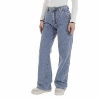 Damen High Waist Jeans von Laulia - blue