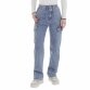 Damen High Waist Jeans von Laulia Gr. XL/42 - blue