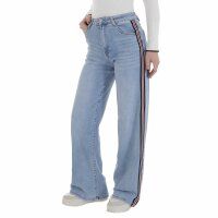 Damen High Waist Jeans von Laulia - blue