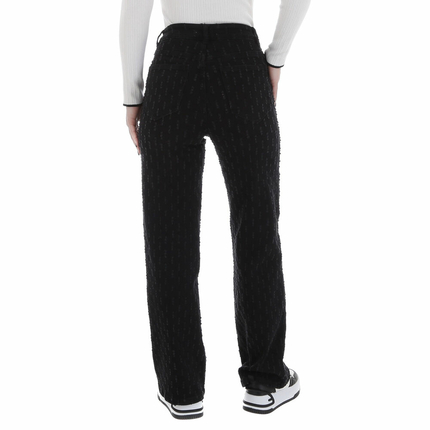 Damen High Waist Jeans von Laulia - black