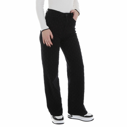 Damen High Waist Jeans von Laulia - black