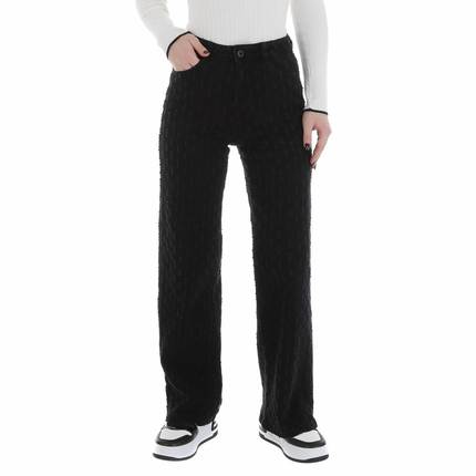 Damen High Waist Jeans von Laulia Gr. S/36 - black