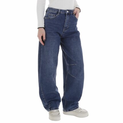 Damen High Waist Jeans von Laulia - blue