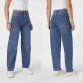 Damen High Waist Jeans von Laulia - blue