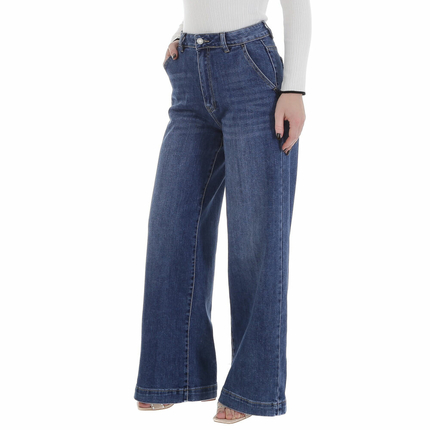 Damen Bootcut Jeans von Laulia - blue