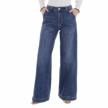 Damen Bootcut Jeans von Laulia Gr. S/36 - blue
