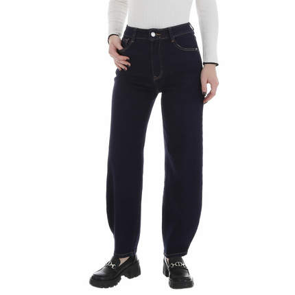Damen High Waist Jeans von Laulia Gr. M/38 - DK.blue
