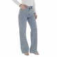 Damen High Waist Jeans von Laulia - blue