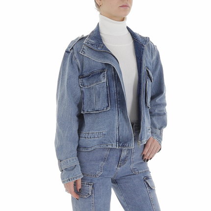 Damen Jeansjacke von Laulia - blue