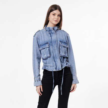 Damen Jeansjacke von Laulia - blue