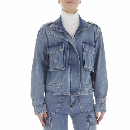 Damen Jeansjacke von Laulia Gr. S/36 - blue
