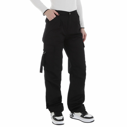 Damen Stoffhose von Laulia - black