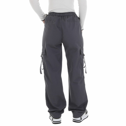 Damen Stoffhose von Laulia - grey