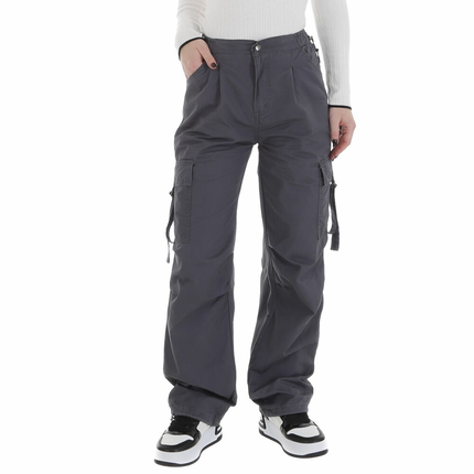Damen Stoffhose von Laulia Gr. XL/42 - grey