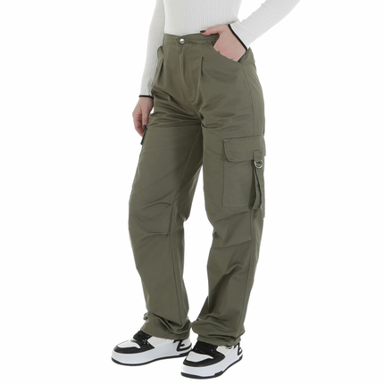 Damen Stoffhose von Laulia - green