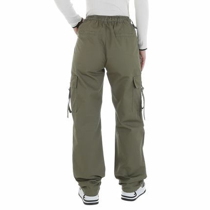 Damen Stoffhose von Laulia - green