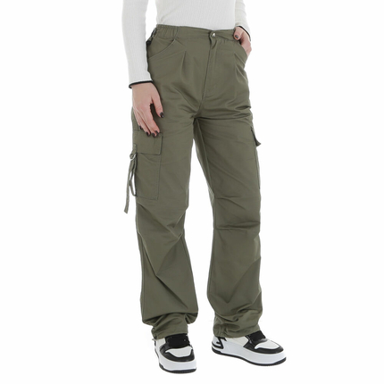 Damen Stoffhose von Laulia - green