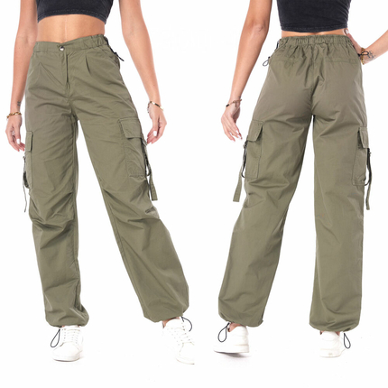 Damen Stoffhose von Laulia - green